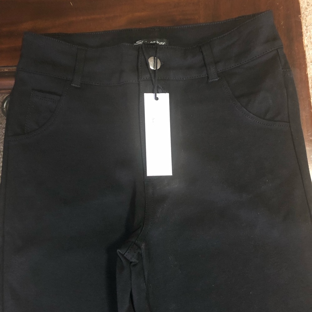Ponte skinny lace up pants - Picture 7 of 8
